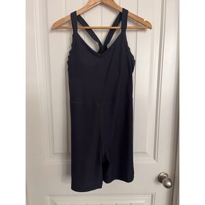 New! Old Navy Active Women's Powersoft Go Dry Med Gray One‎ Piece Tank Romper